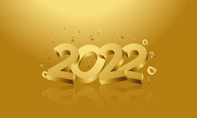 happy new year and Christmas 2022, elegant design background
