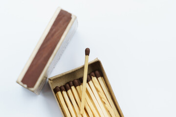 One leader match is selected from the box.