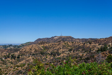 Hollywood sign in Los Angeles, California, USA