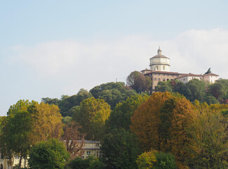 Naklejka premium Monte Cappuccini church in Turin