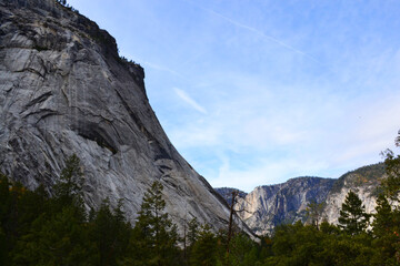 Yosemite National Park's mountains and forests