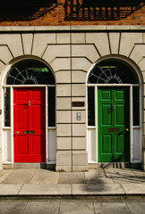 Fototapeta na wymiar London doors