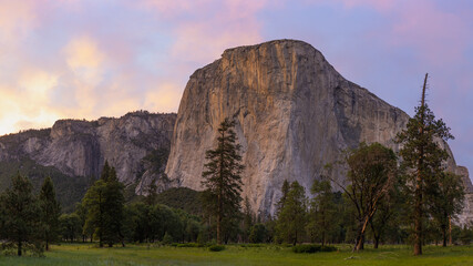 El Capitan at Sunset Yosemite