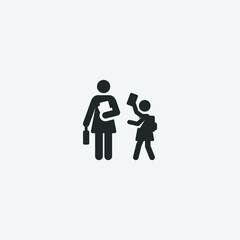 student vector icon illustration sign 