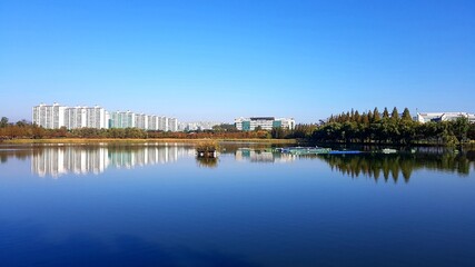 Obraz premium reflections in the water