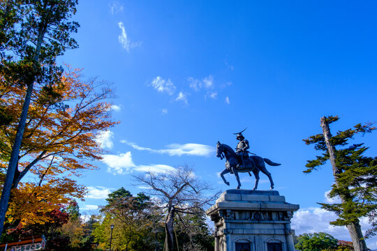 仙台城からの光景