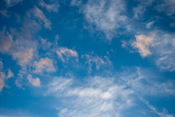 blue sky with clouds