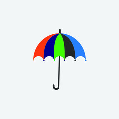 Umbrella vector icon illustration sign 