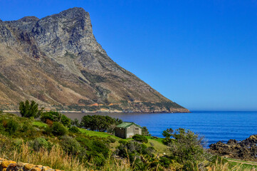 Cape town garden route 44 scenic drive near Pringle and Gordon's bay South Africa