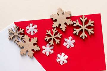 christmas themed background - snowflakes