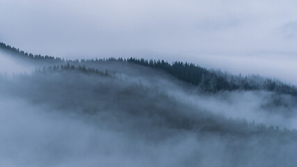 Obraz premium Bad Day in Mountains Landscape