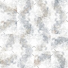 Seamless neutral and white grungy classic abstract surface pattern design for print. High quality illustration. Monochrome earth colored design with white pattern design overlay. Repeat graphic swatch