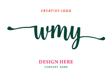 Fototapeta UMY lettering logo is simple, easy to understand and authoritative obraz