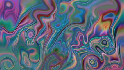 Abstract multicolored textured liquid background