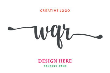 WQR lettering logo is simple, easy to understand and authoritative