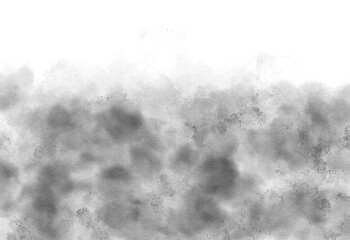 gray watercolor splatter. Black powder explosion on white background. Colored cloud. Colorful dust explode. particles of charcoal on white background, abstract powder splatted on white background.