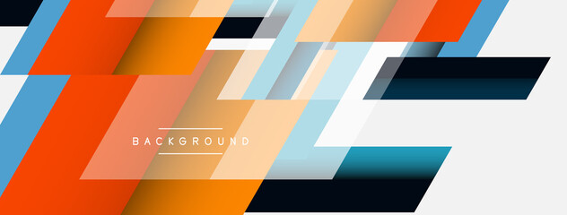 Background. Geometric diagonal square shapes and lines abstract composition. Vector illustration for wallpaper banner background or landing page