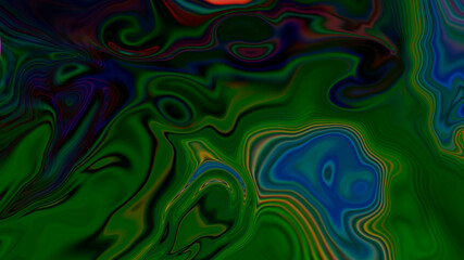 Abstract multicolored textured liquid background