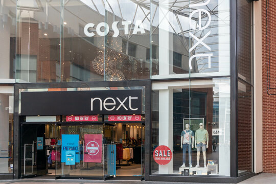 Next store and Costa coffee shop