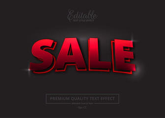 SALE Editable Text Style Effect
