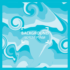 Mixture of Liquid marble texture Fluid abstract. Applicable for design cover poster and business card background