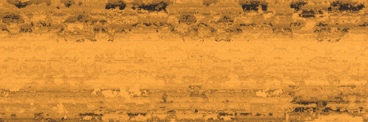 Brown soil layer. Weathered sediment rock strata.