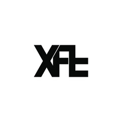 xft initial letter monogram logo design