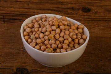 Vegan cuisine - Dry chickpea heap