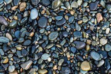 Naklejka premium rocks on the beach, Rocky Point, Skinnars Head,