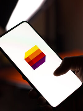 West Bangal, India - November 11, 2021 : Microsoft Lists logo on phone screen stock image.