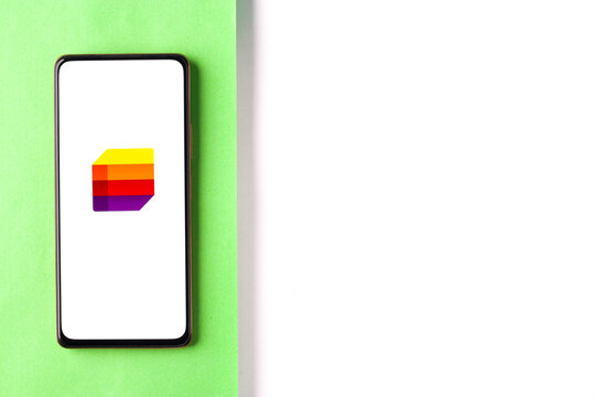 West Bangal, India - November 11, 2021 : Microsoft Lists logo on phone screen stock image.