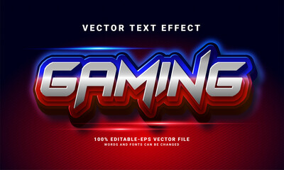 Gaming 3D text effect. Editable text style effect, suitable for gaming needs . © Niestart Creation