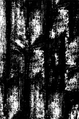 Naklejka na ściany i meble The grunge texture is black and white. Vector monochrome background