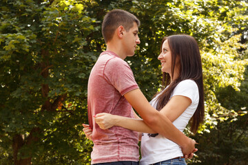 Fototapeta premium Young romantic couple