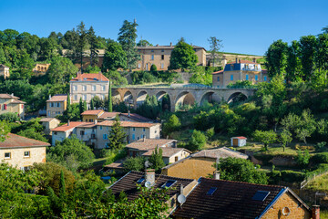 Viaduc de la voie du Tacot à Jarnioux