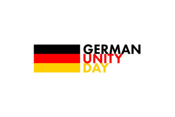 German Unity Day, 3 October. National Day of Germany. Flag, background, poster, wallpaper, banner, card