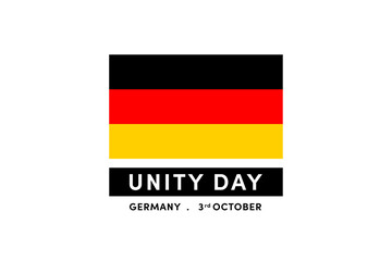 German Unity Day, 3 October. National Day of Germany. Flag, background, poster, wallpaper, banner, card