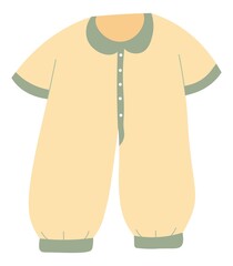 Newborn baby clothes, one piece suit with buttons