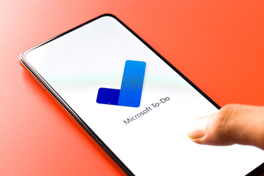 West Bangal, India - November 11, 2021 : Microsoft To Do logo on phone screen stock image.