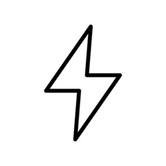 Flash Icon, Line style icon vector illustration, Suitable for website, mobile app, print, presentation, infographic and any other project.