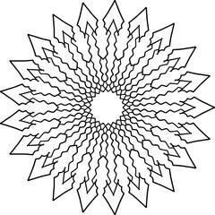 Mandala Art for coloring, Yoga, Meditation, peace,  vintage, geometric, ornaments