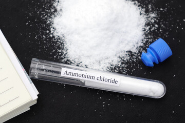 ammonium chloride in test tube