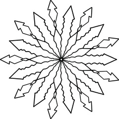 Royal Mandala pattern, Ornamental luxury mandala, Circular pattern, Decorative pattern, coloring book page, yoga , meditation, 