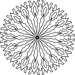 Royal Mandala pattern, Ornamental luxury mandala, Circular pattern, Decorative pattern, coloring book page, yoga , meditation, 