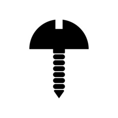 screw icon, tool vector, screw illustration