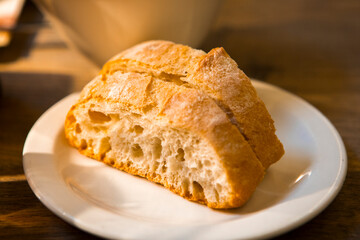 Germany, Berlin, Italy, buffet restaurant, table, bread