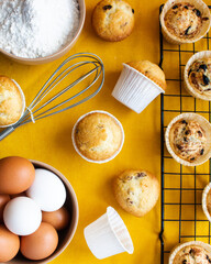 baking with ingredients