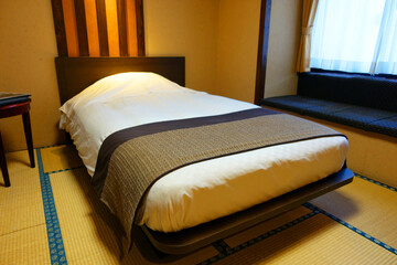 Japanese Tatami room in Hotel in Hokkaido, Japam