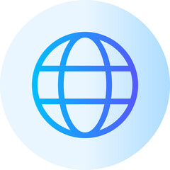 Internet gradient icon