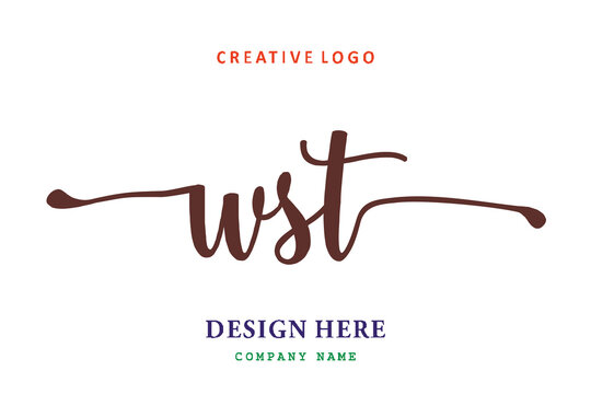 WST lettering logo is simple, easy to understand and authoritative